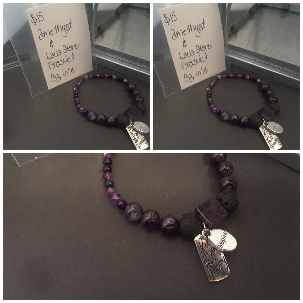 Amethyst bracelet - Picture 2 of 4